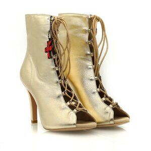 Vamp Vortex Dance Heels size women's 10 (EU42) - Gold
